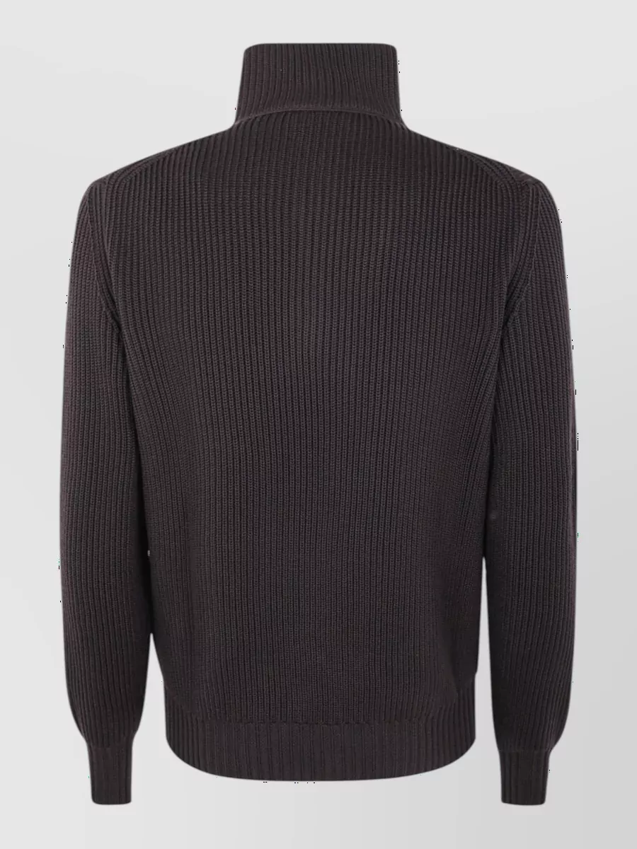 Filippo De Laurentis Half Zip Wool Jumper