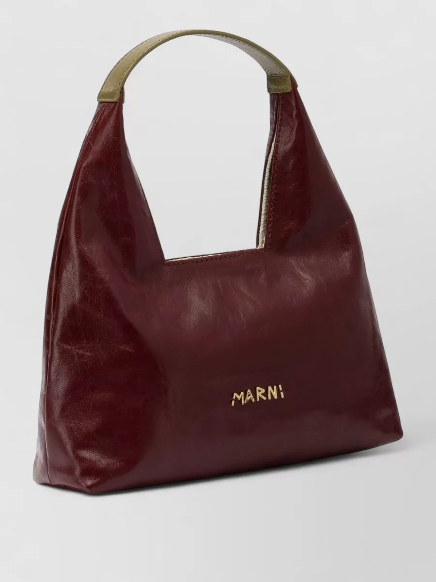 Marni Na Calf Leather Shoulder Bag