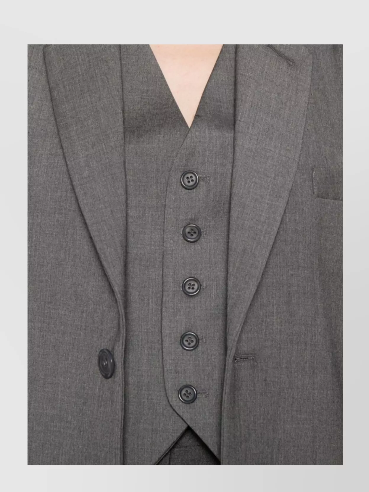 The Frankie Shop Wool Blend Vest With Adjustable Back Strap