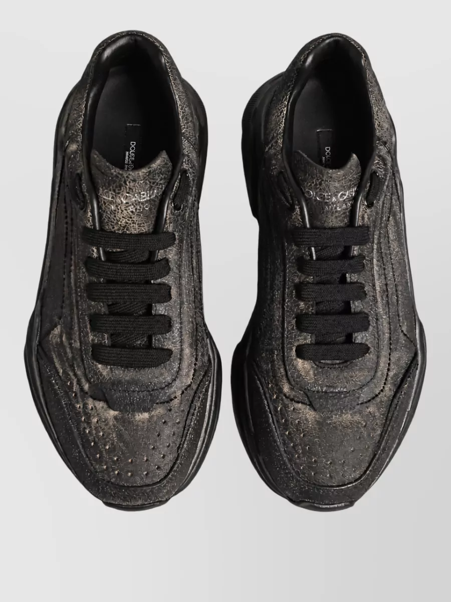 Dolce&Gabbana Leather Low-Top Sneakers