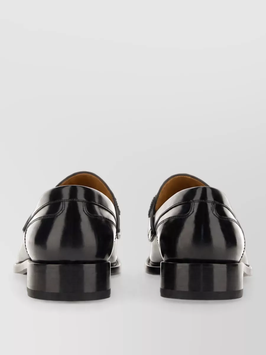 Rene Caovilla Leather Morgana Loafers