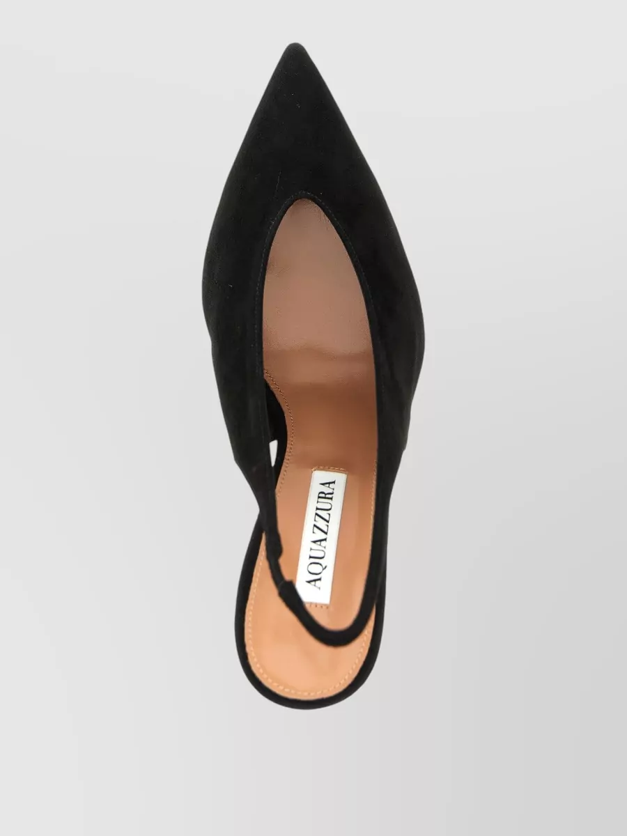 Aquazzura Leather Slingback Mules