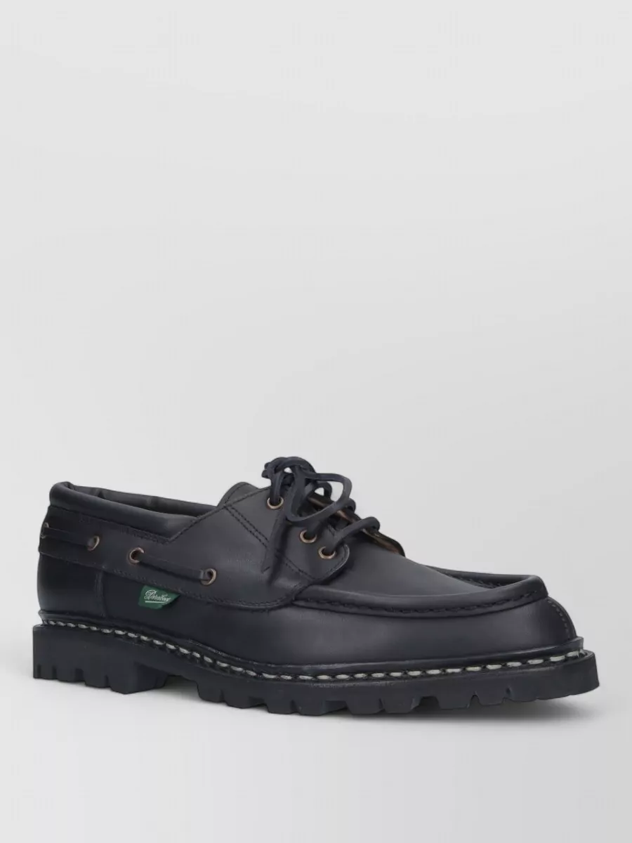 Paraboot Leather Boat Shoes