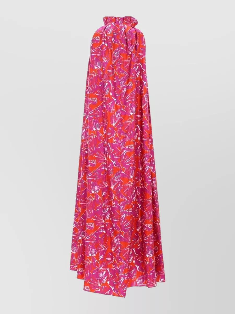 Max Mara Printed Silk Beach Dress