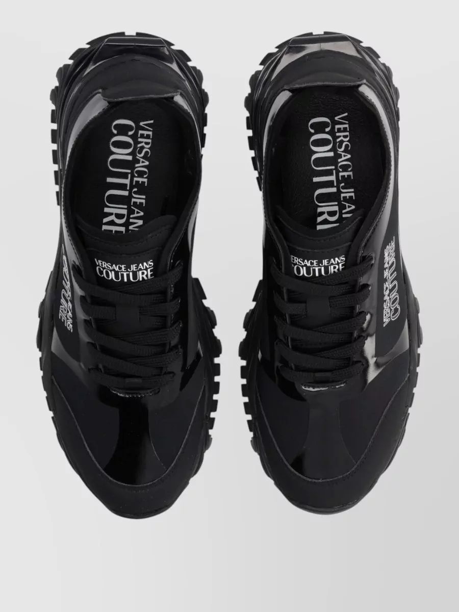 Versace Jeans Couture Leather Low-Top Sneakers