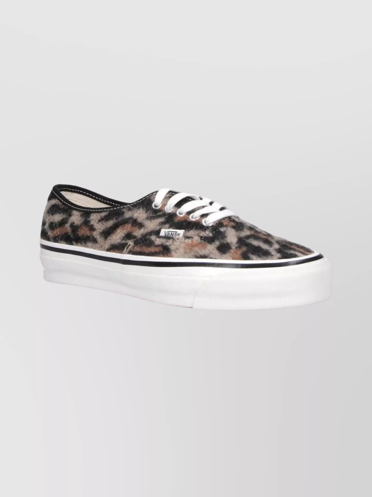 Vans Animal Print Low Top Sneakers With Rubber Sole