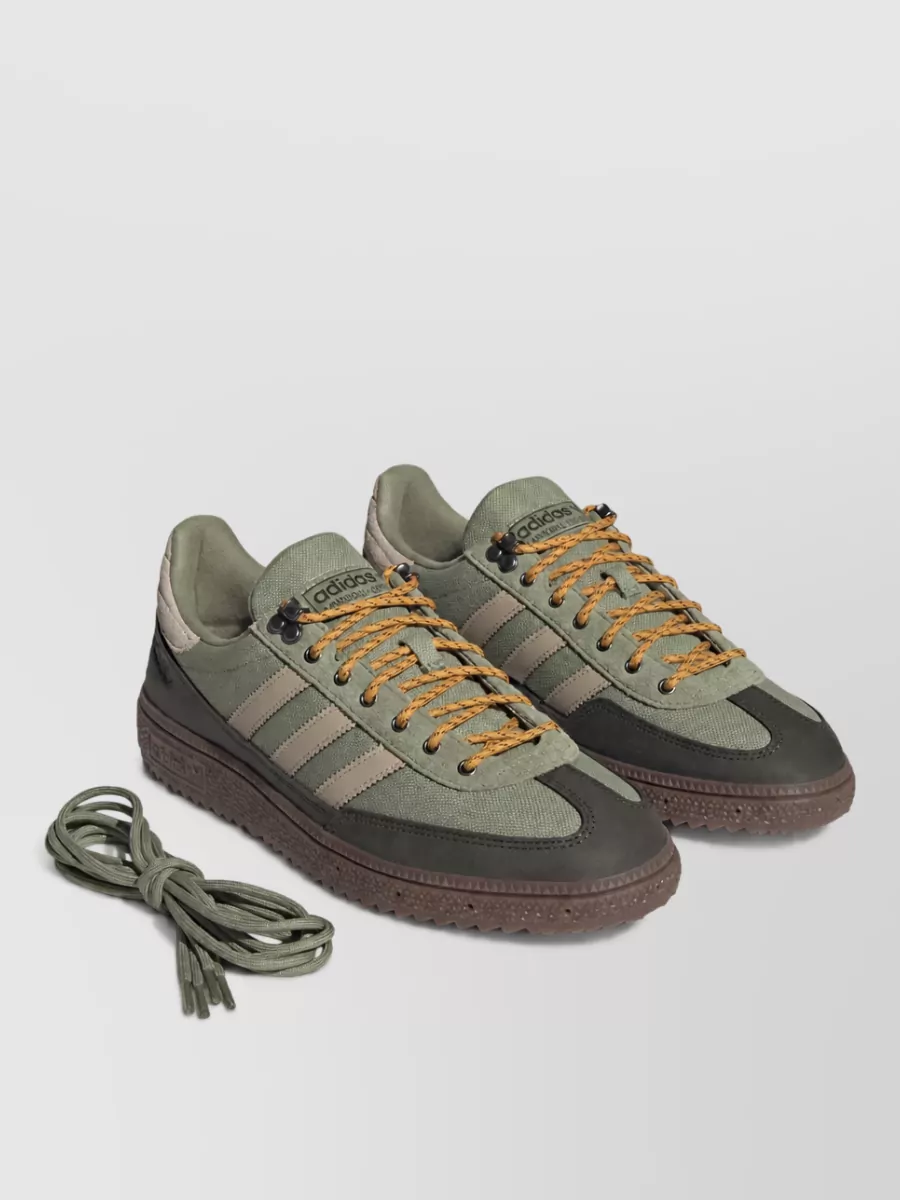 Adidas leather lace-up sneakers