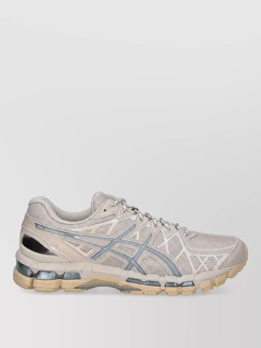 Asics Synthetic Leather Low Top Lace-Up Sneakers