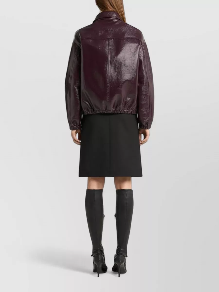 Courrèges Vinyl Bomber Jacket
