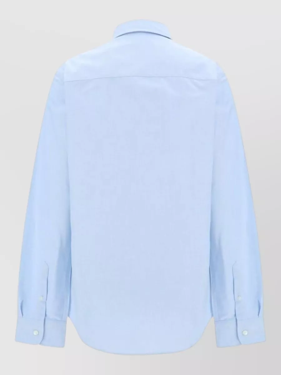 Ami Paris Cotton Long-Sleeve Shirt
