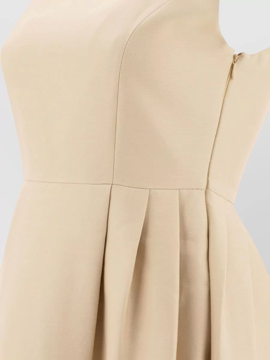 Sandbeige Silk Maxi Dress