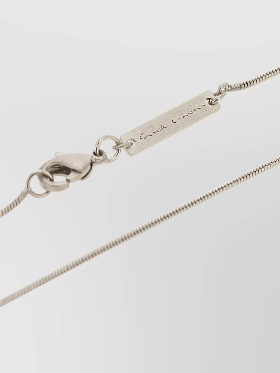Rick Owens Crystal Pendant Necklace
