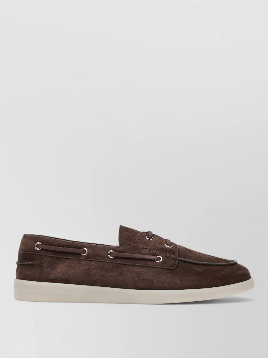 Prada boat shoes