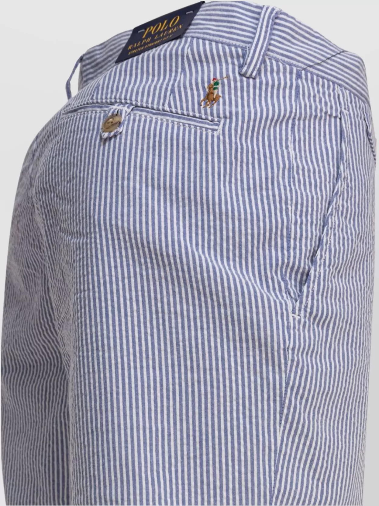 Polo Ralph Lauren Shorts With Belt Loops And Pockets