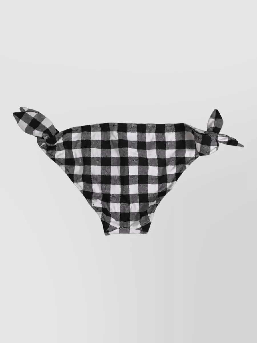 Dolce&Gabbana checked bikini briefs
