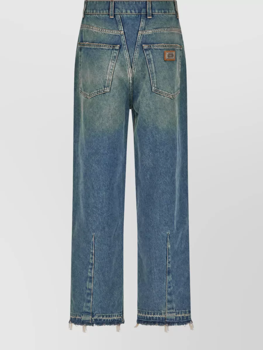 Dolce&Gabbana Denim Wide-Leg Jeans