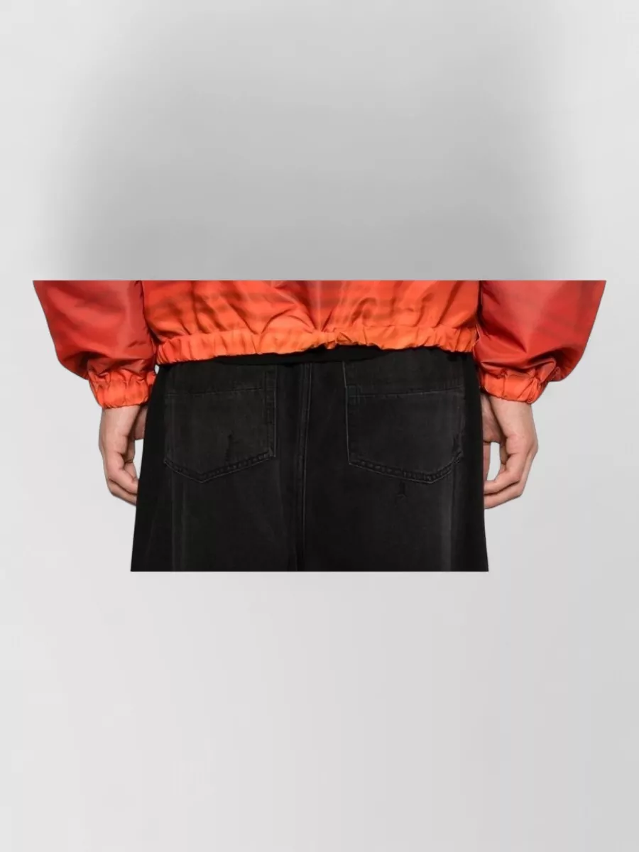 Amiri Palm Print Nylon Bomber Jacket