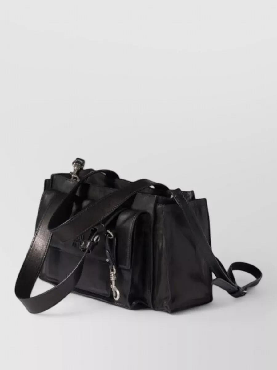 Miu Miu Na Leather Shoulder Bag