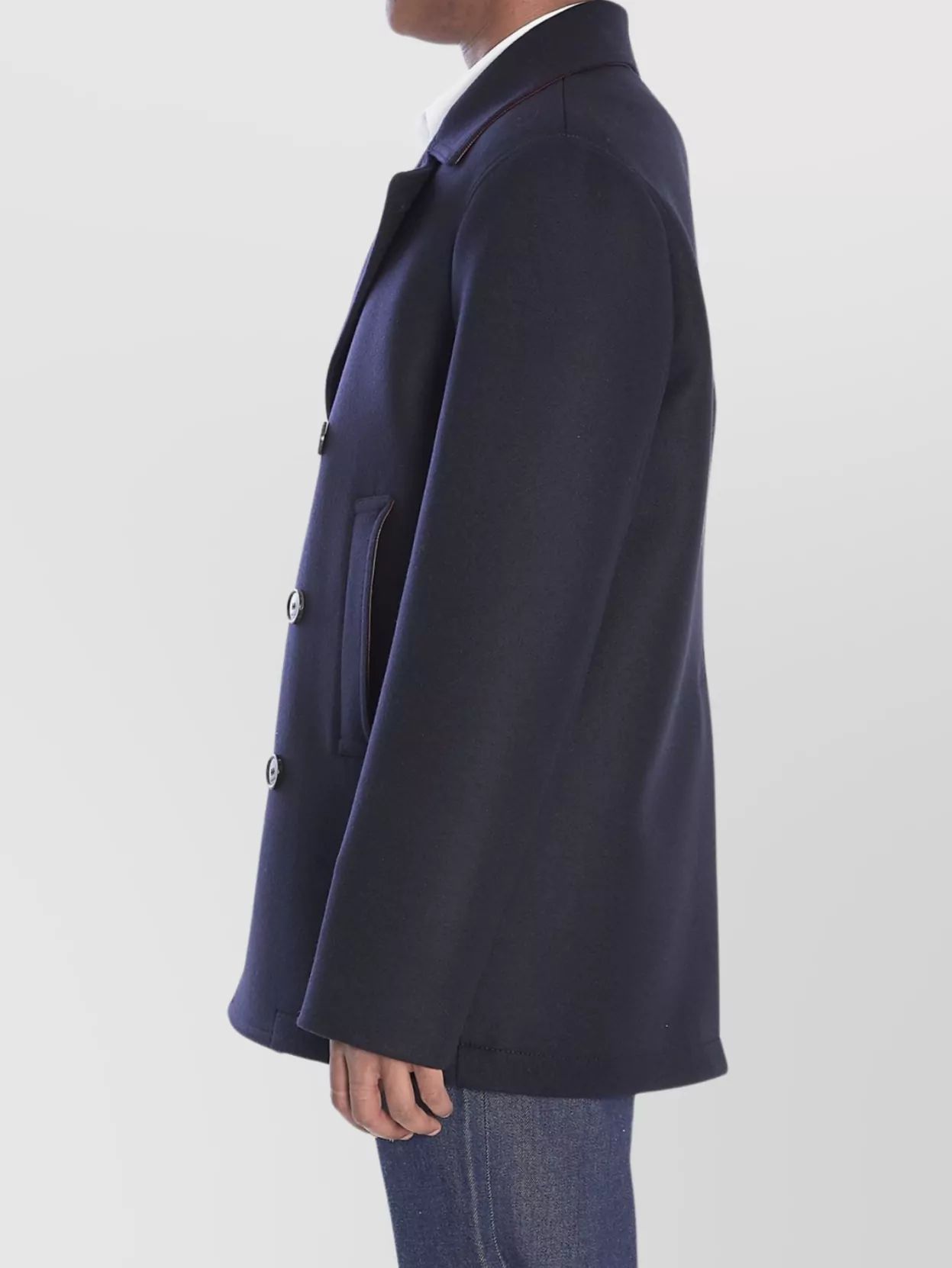 Gucci Wool Double-Breasted Short Coat