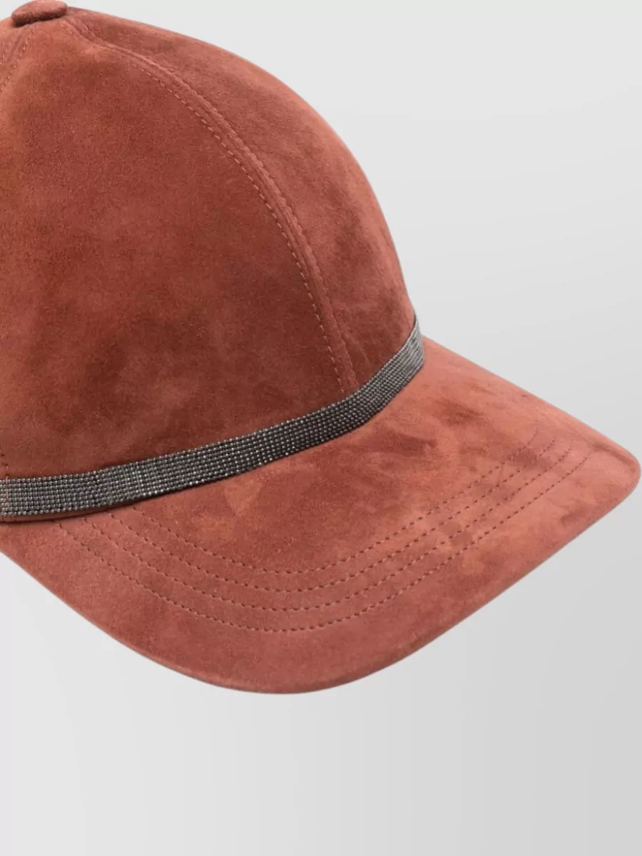 Brunello Cucinelli Leather Baseball Cap
