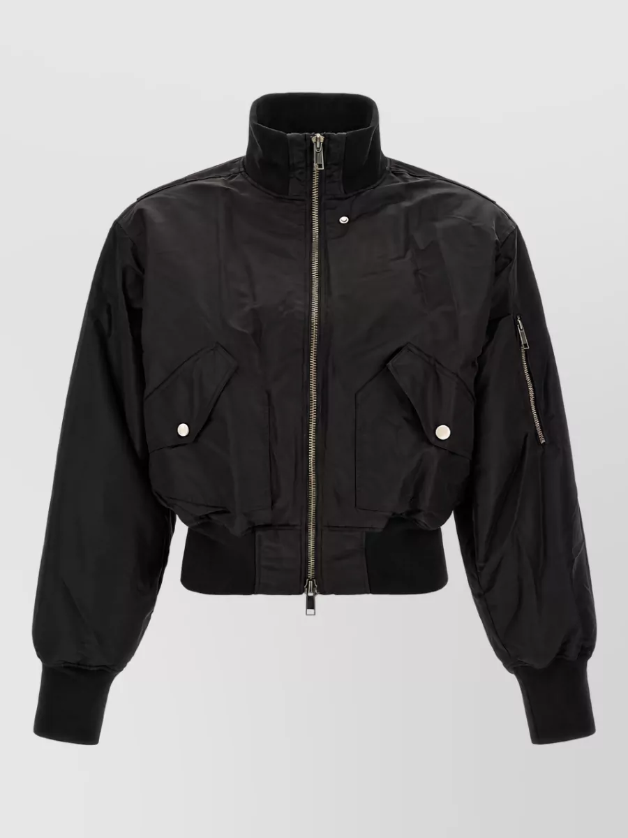 Entire Studios cropped padded bomber jacket