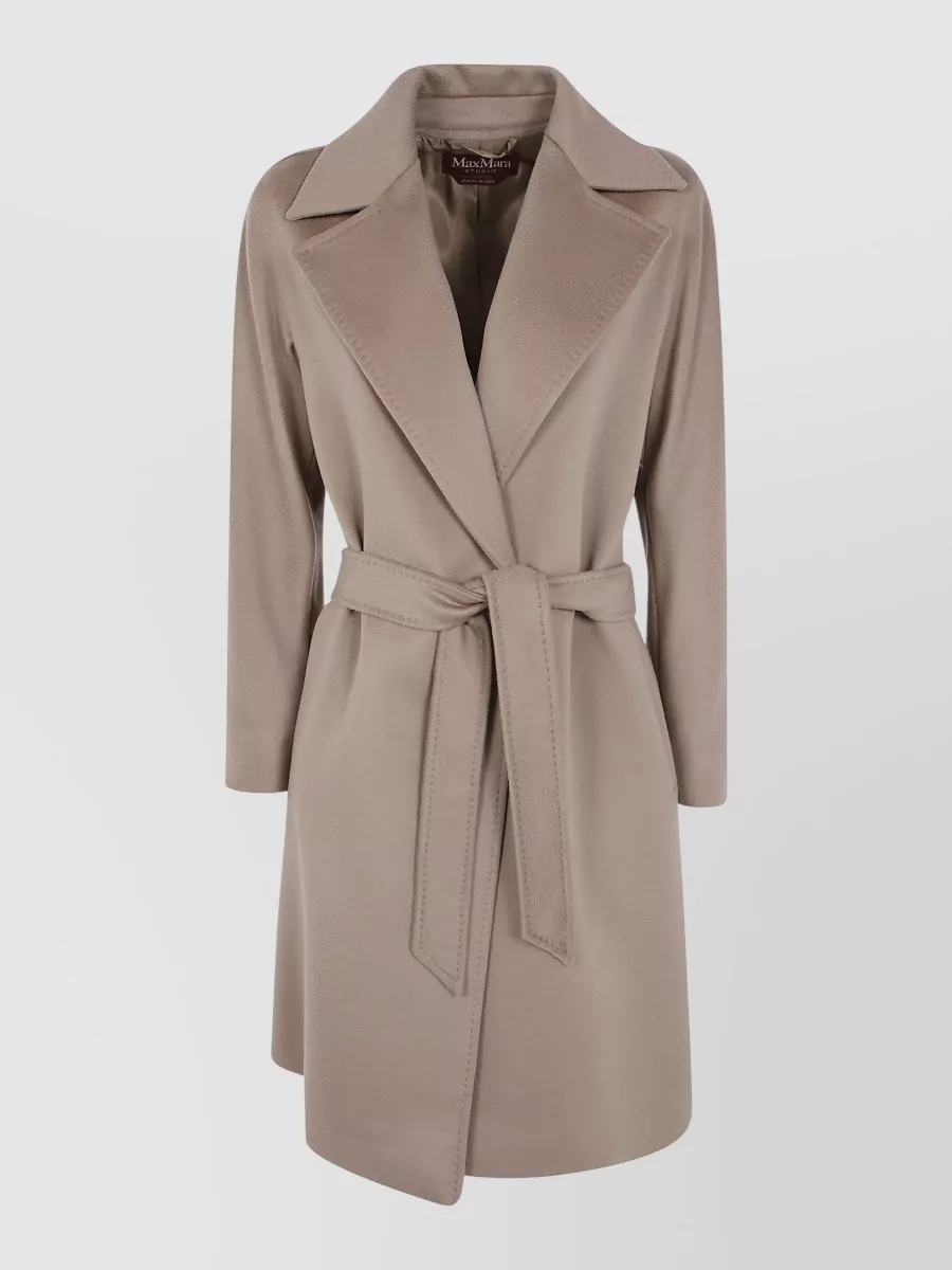 S Max Mara Virgin wool belted coat