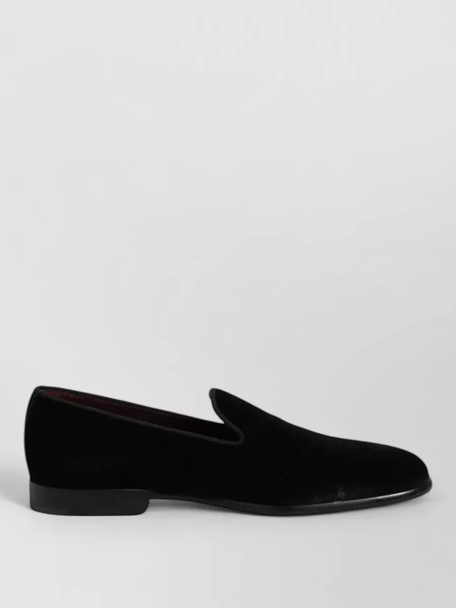 Dolce&Gabbana Velvet Slip-On Loafers