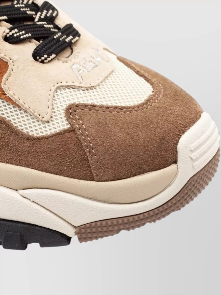 Ash Leather Low-Top Sneakers