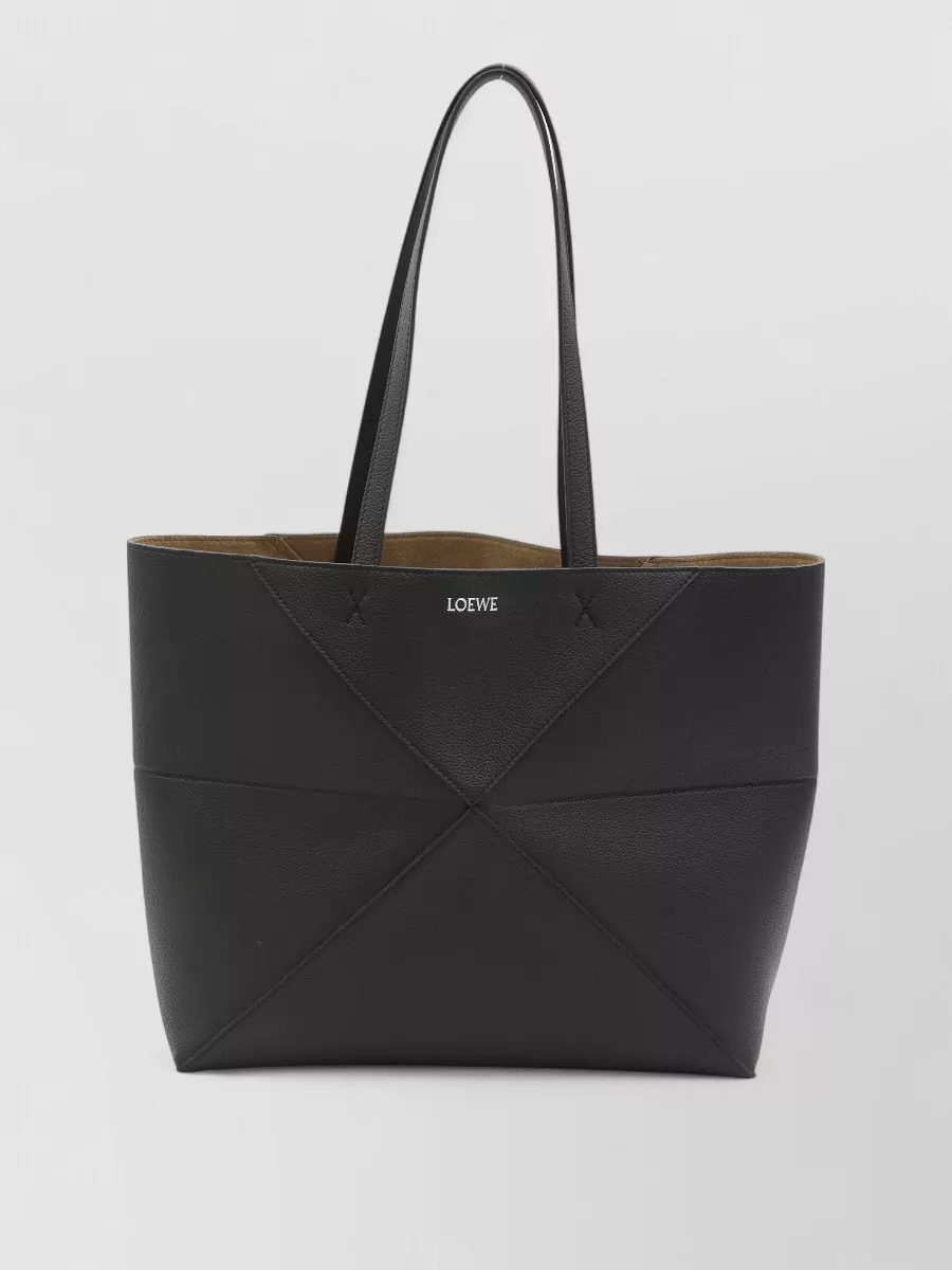 Loewe leather medium puzzle fold tote bag
