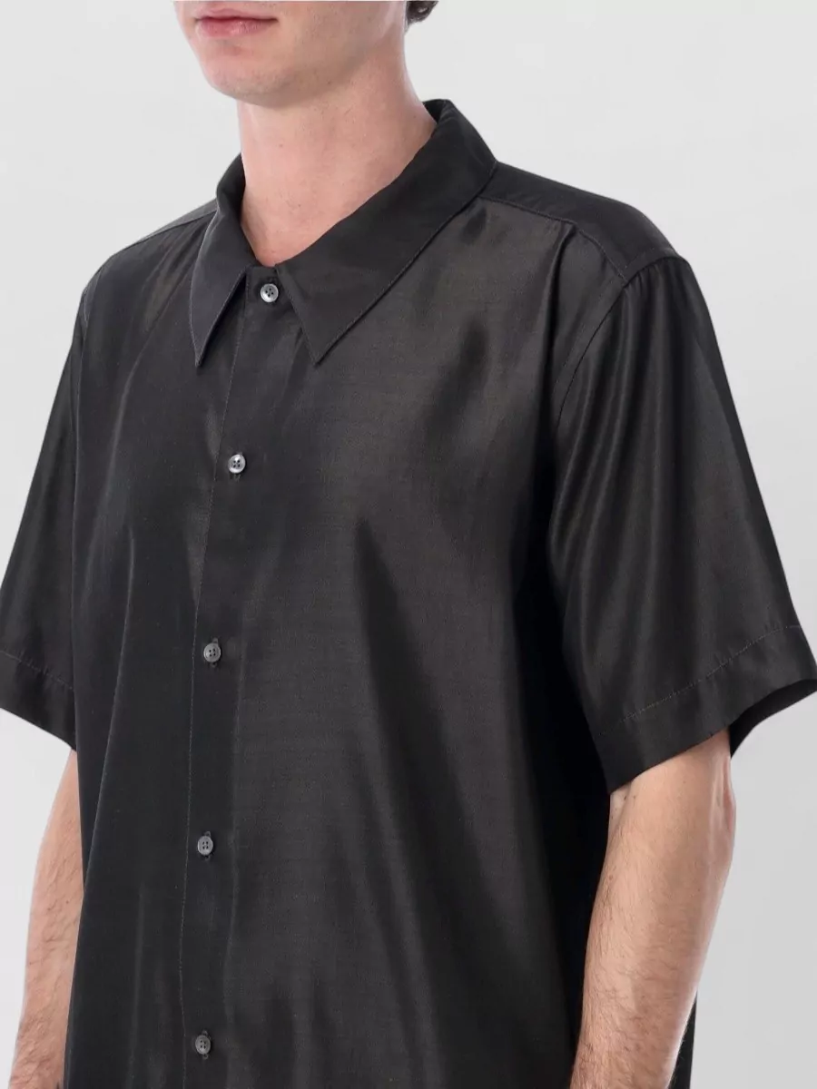 Berner Kühl Silk Viscose Short-Sleeve Relaxed-Fit Shirt
