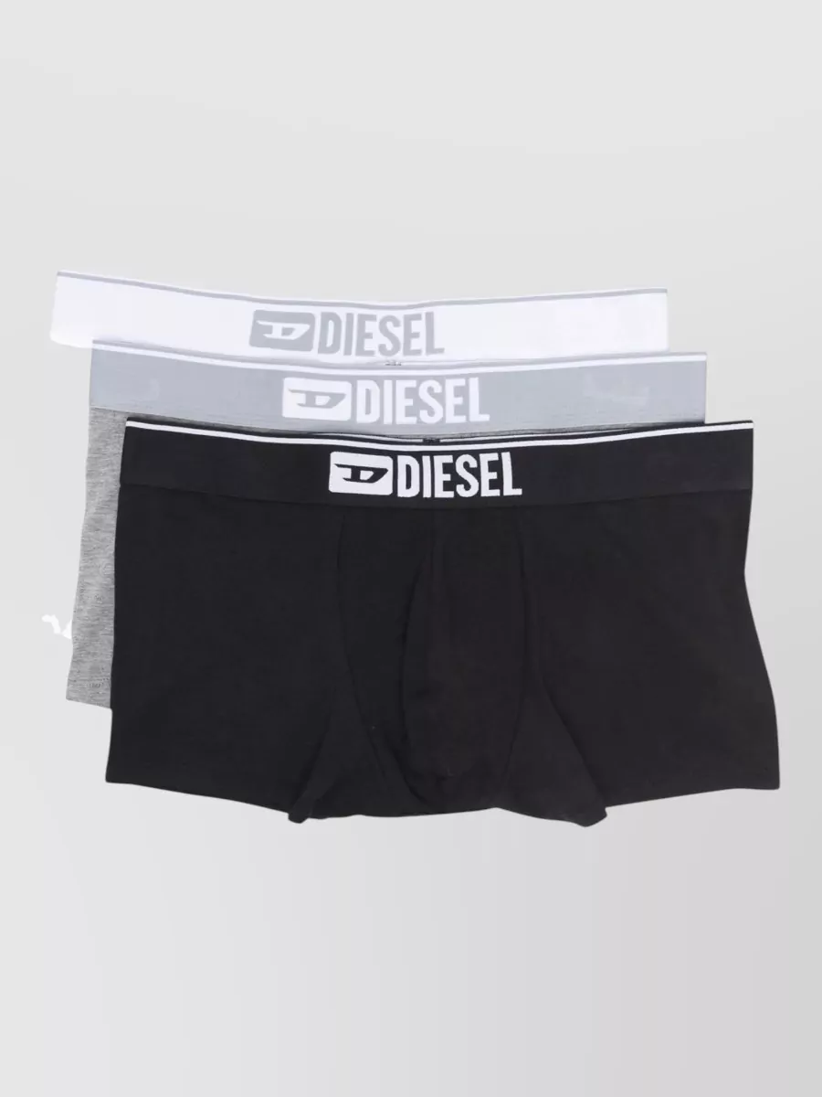 Diesel Stretch Cotton Boxer Briefs 3-Pack