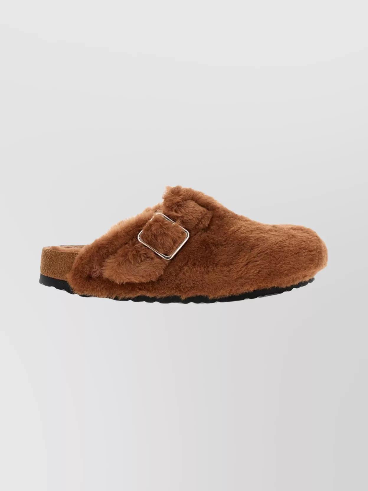 Birkenstock Stylish Slippers With Buckle And Faux Fur