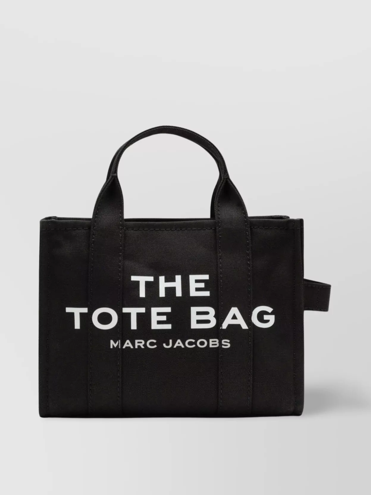 Marc Jacobs Small Rectangular Tote Bag With Top Handles In Black