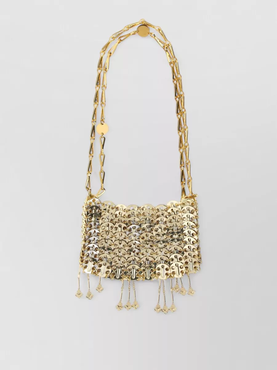 Paco Rabanne 1969 Chain Mail Nano Crystal-Embellished Clutch Bag
