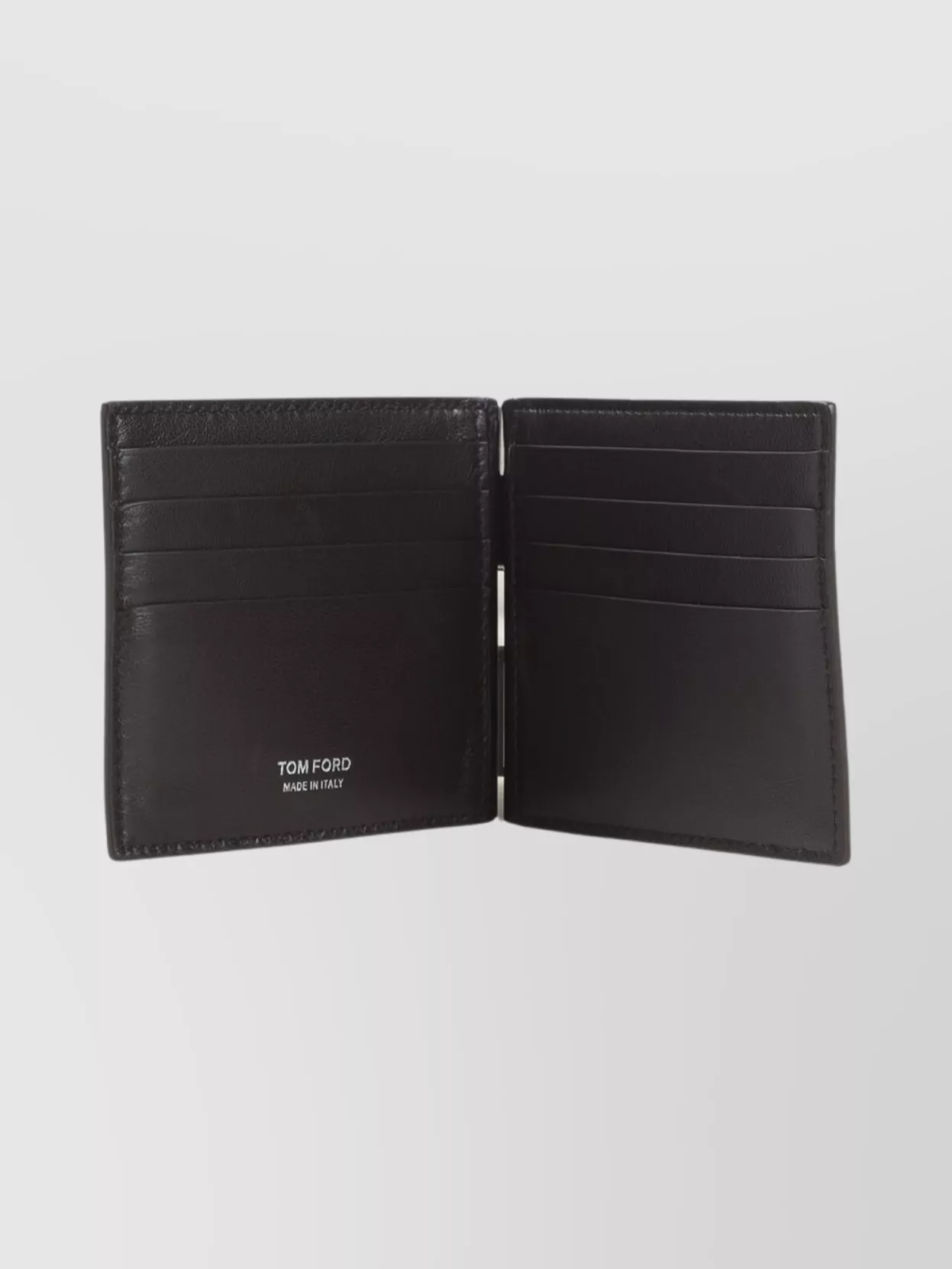 Tom Ford Crocodile Embossed Bi-Fold Wallet Clip