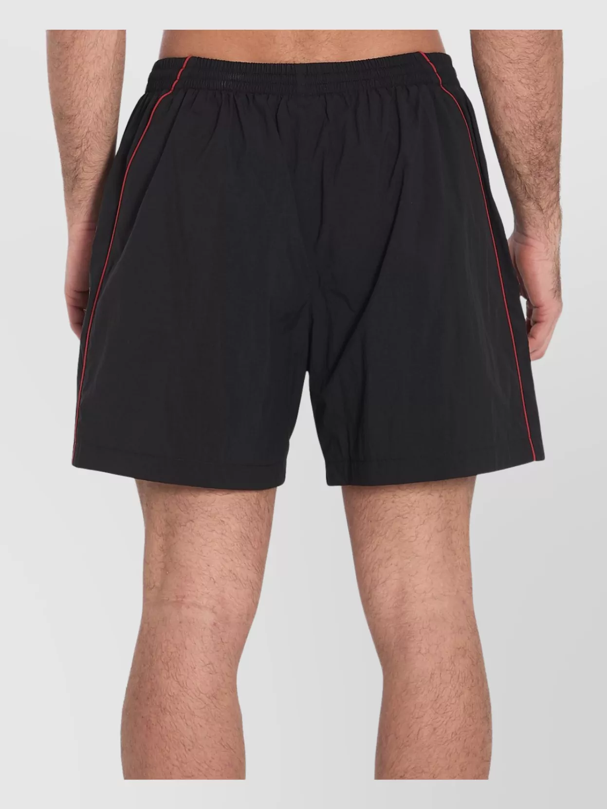Balenciaga Logo Bermuda Shorts With Adjustable Waist