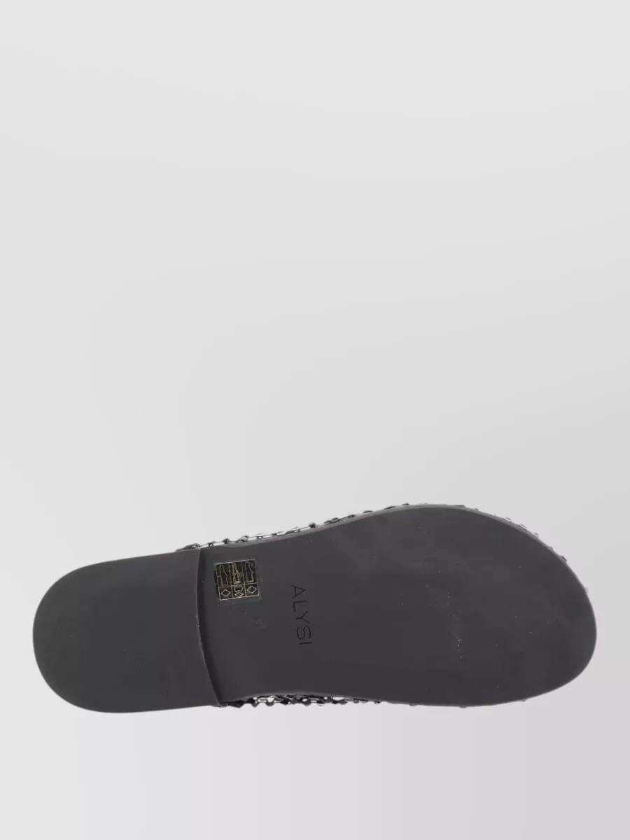 Alysi Rhinestone Embellished Mules