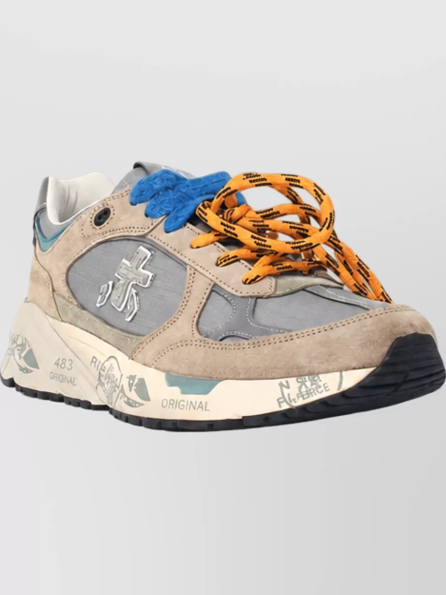 Premiata Leather Low-Top Sneakers