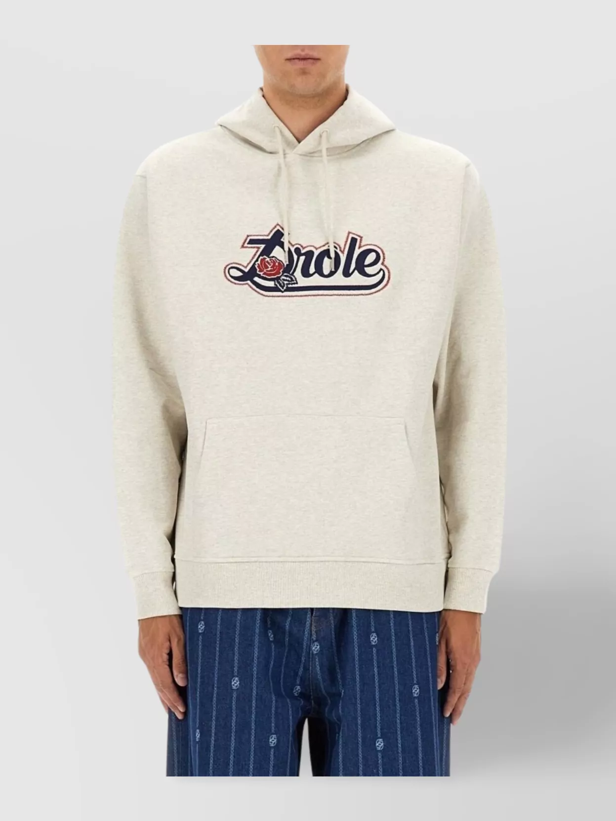Drôle De Monsieur Hooded Knitwear Kangaroo Pocket Design