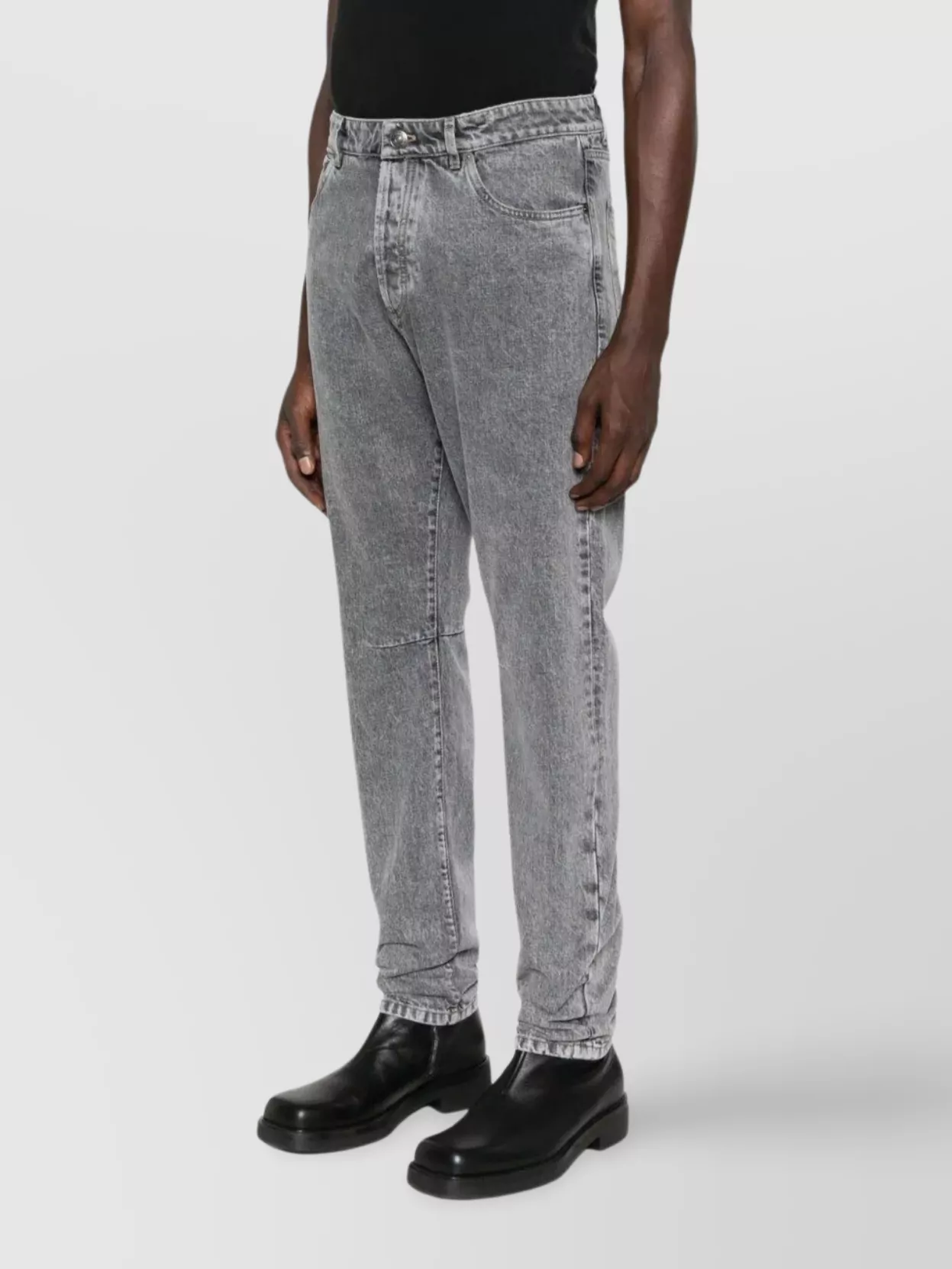 Brunello Cucinelli Straight Leg Jeans With Faded Effect And Five-Pocket Design