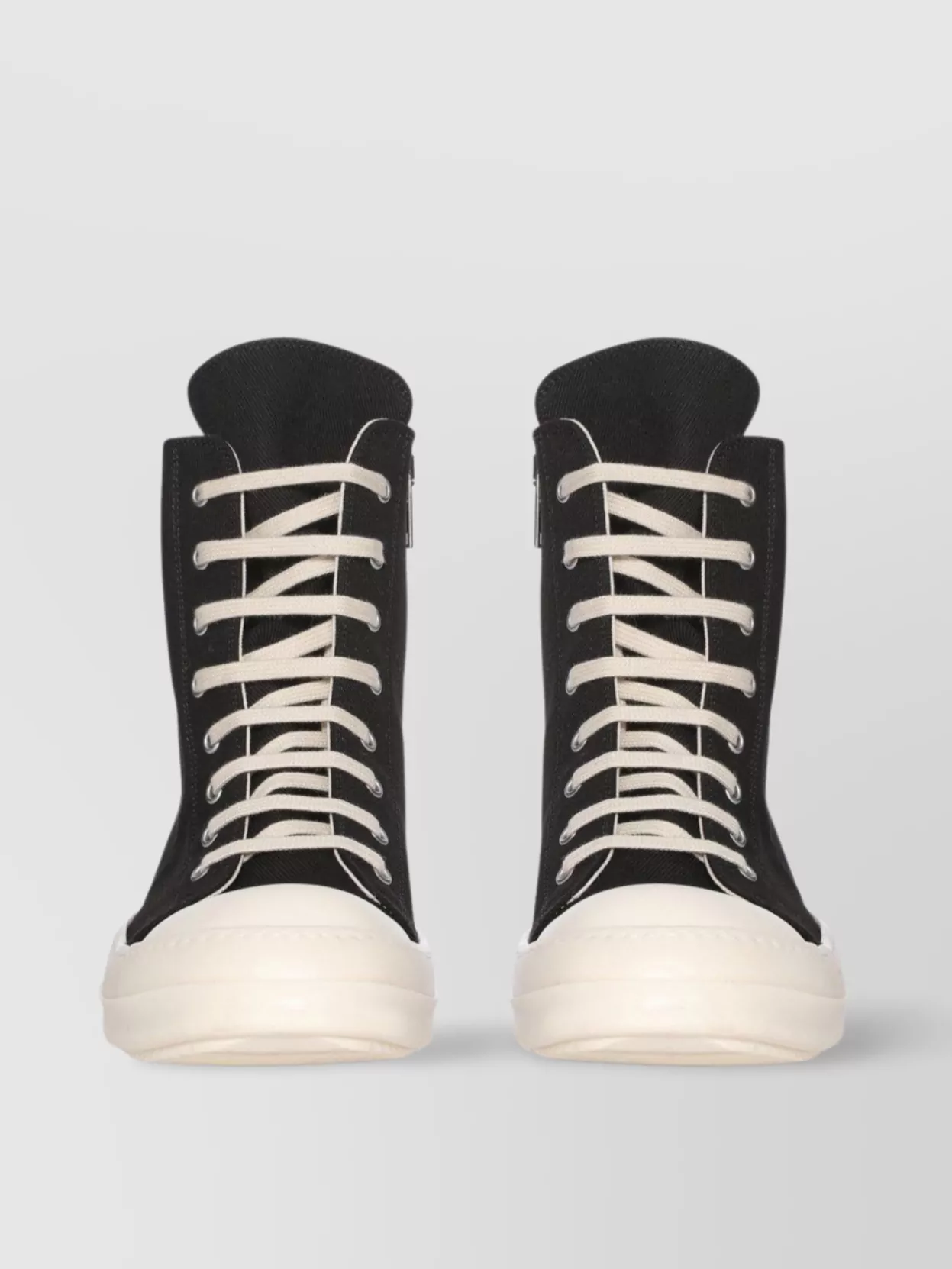 Rick Owens Drkshdw High-Top Cargo Sneakers With Contrast Toe Cap