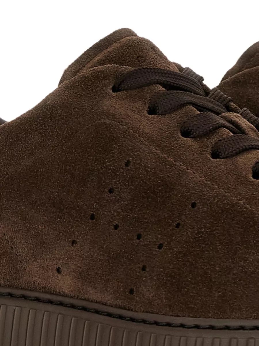 Hogan Suede Leather Low-Top Lace-Up Sneakers