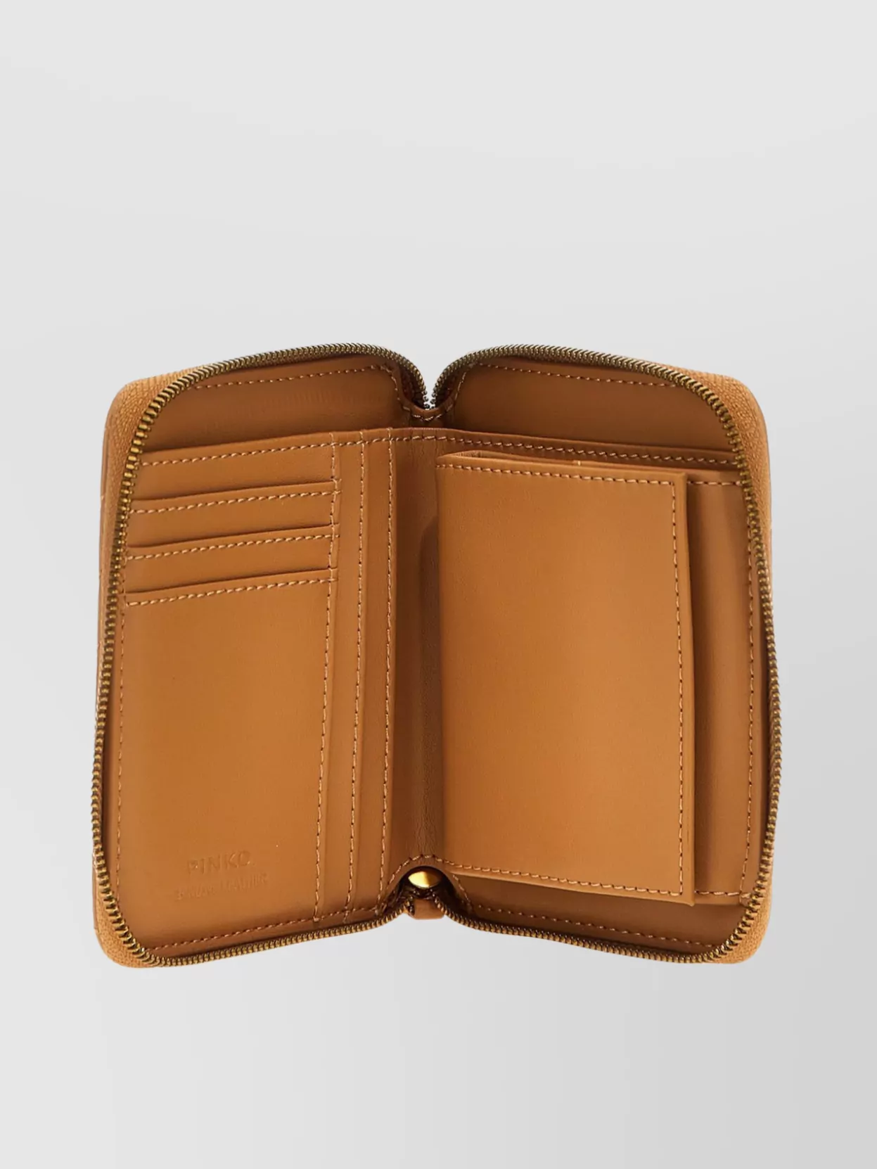 Pinko 'taylor' Chevron Pattern Wallet In Yellow