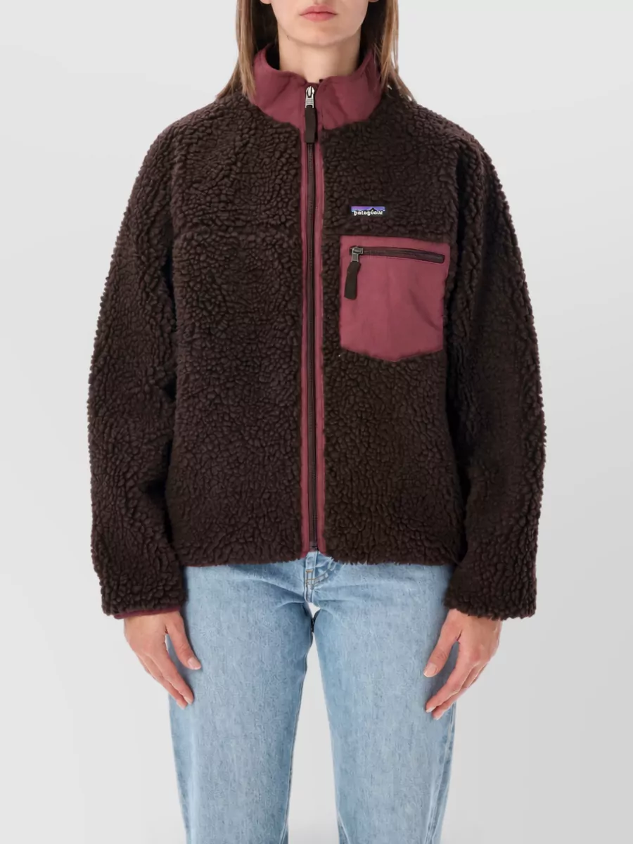 Patagonia fleece zip-up jacket