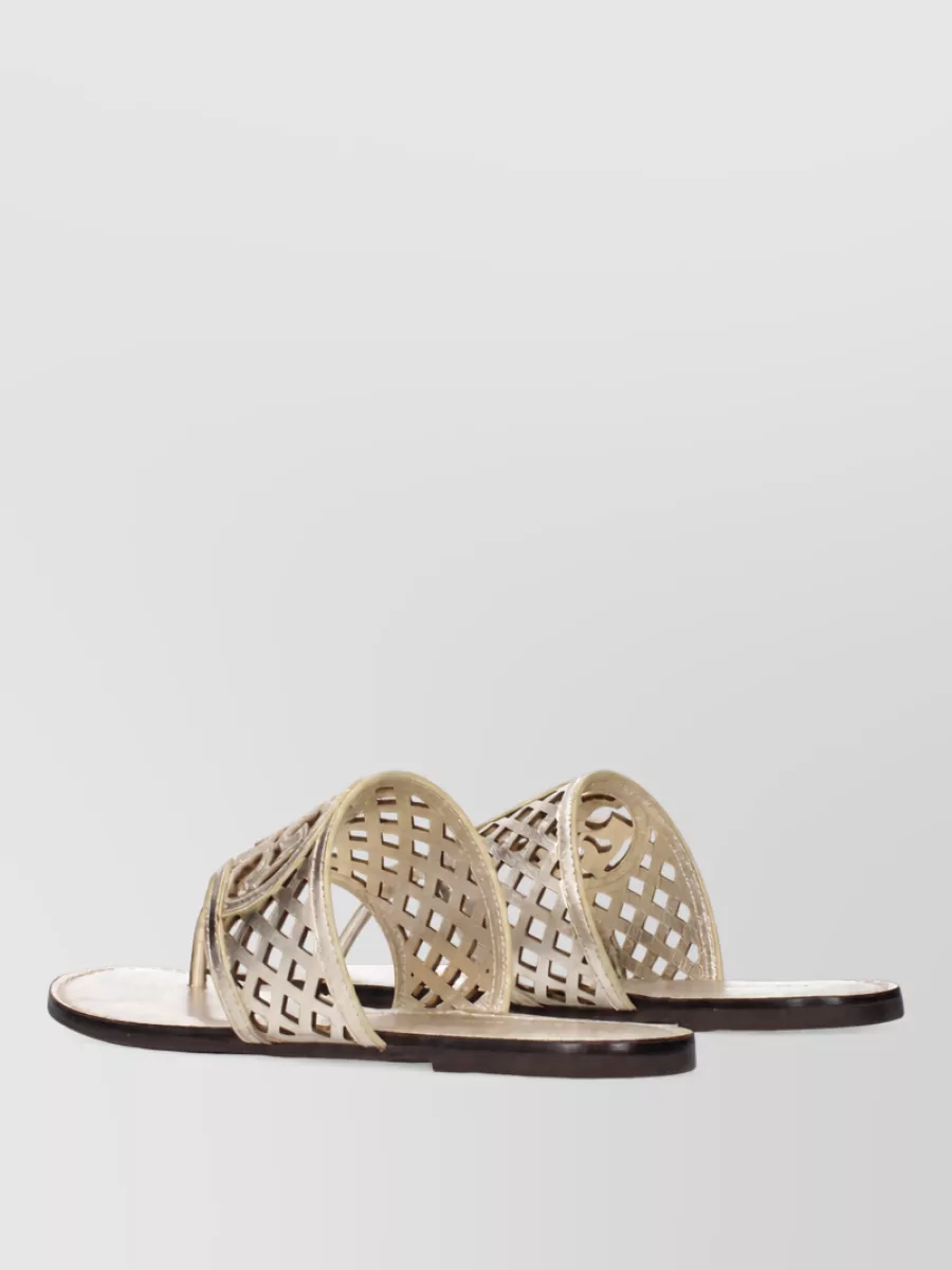 Tory Burch Leather Thong Sandals