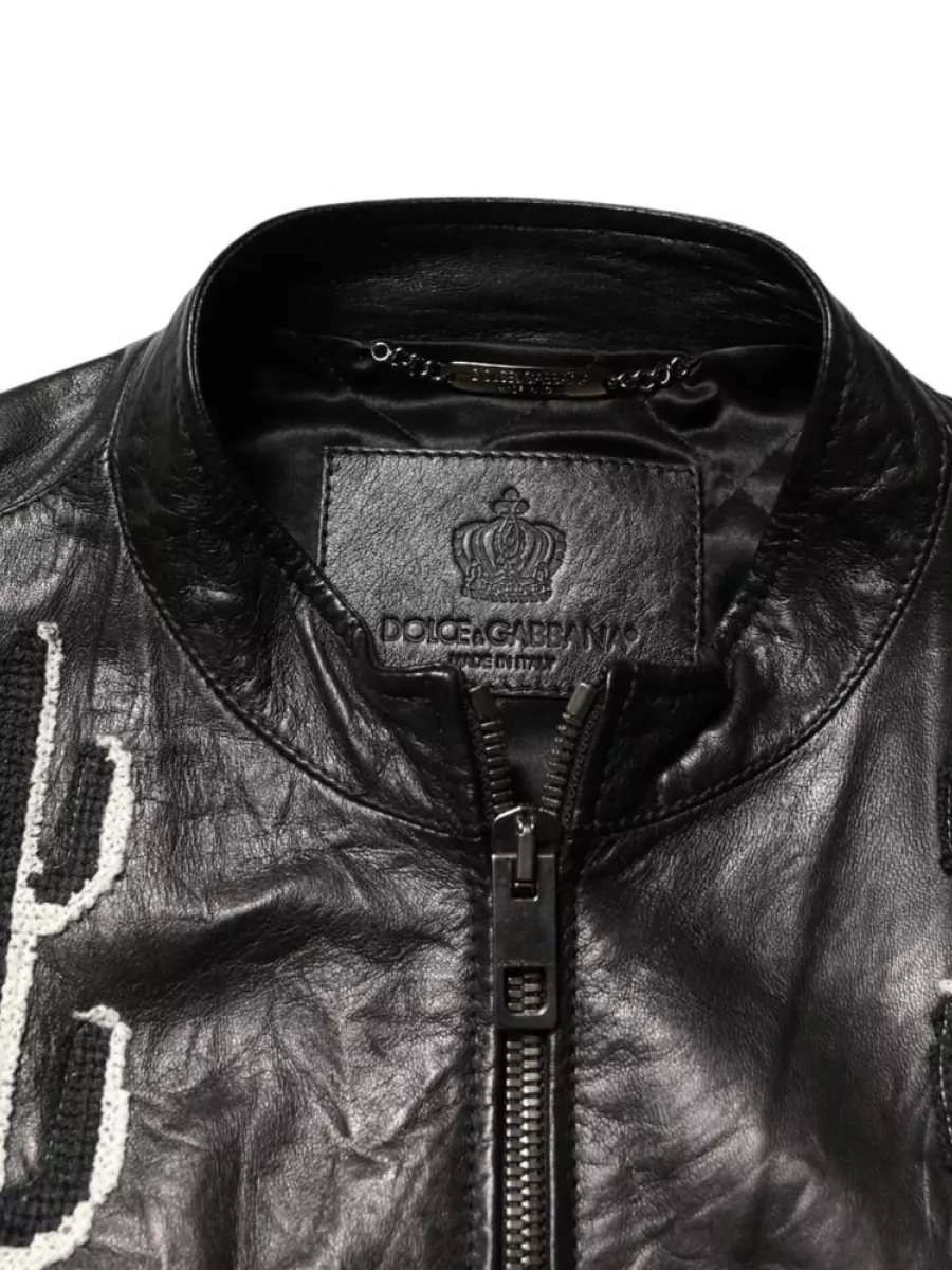Dolce&Gabbana Leather Biker Jacket
