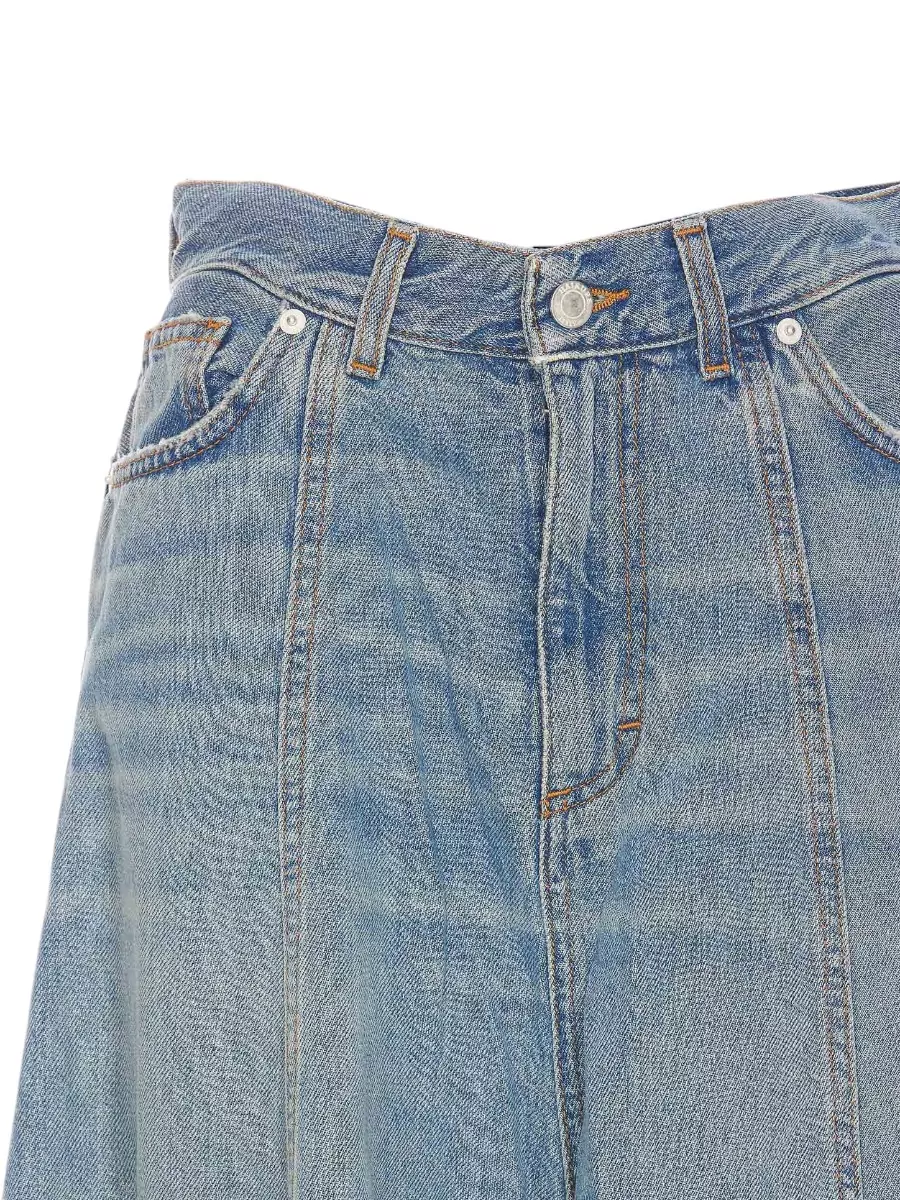 Haikure Denim Serenity Midi A-Line Skirt