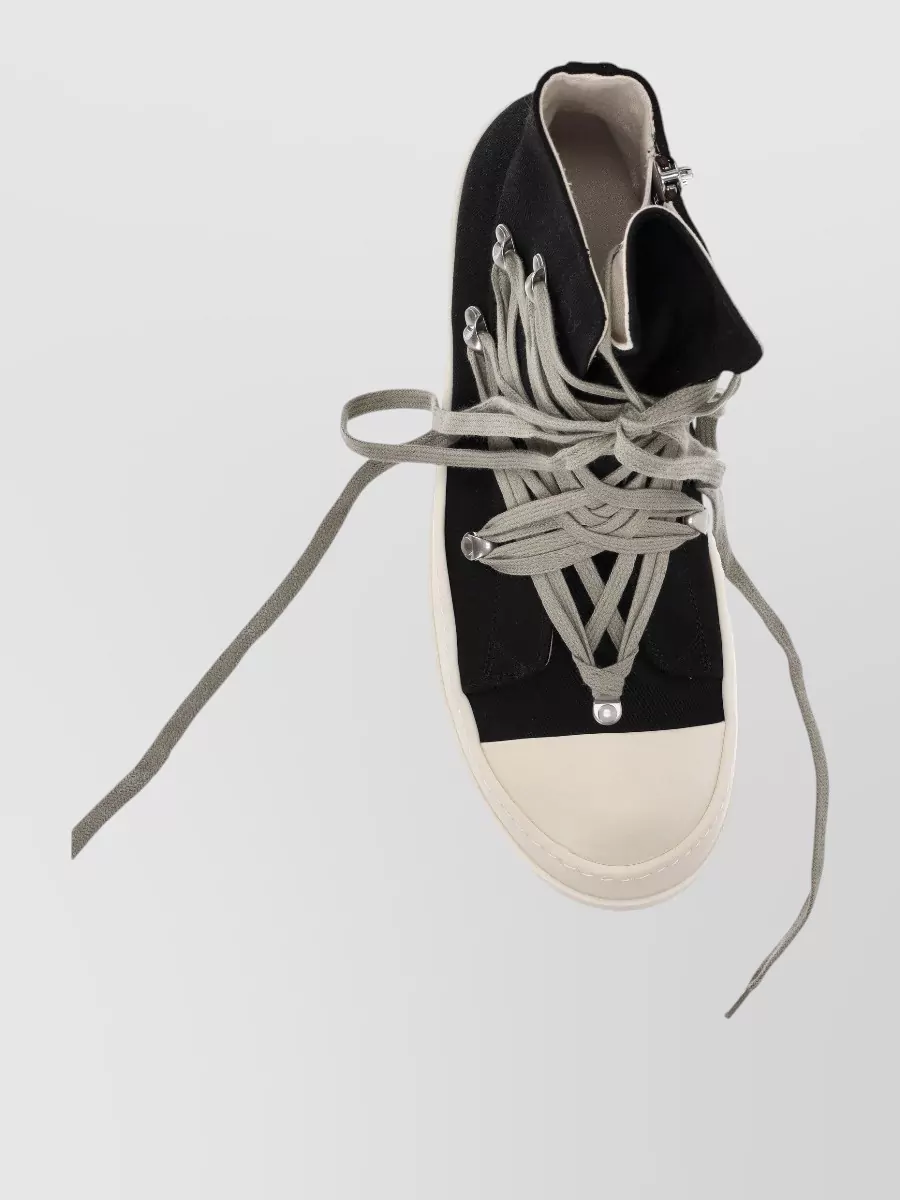 Rick Owens Drkshdw High Top Sneakers Contrast Sole