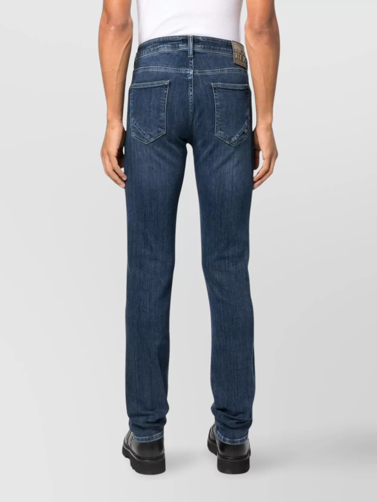 Incotex 5p Denim Comfort Trousers In Blue