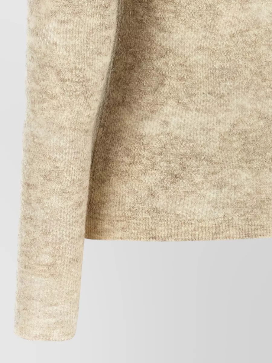 Brunello Cucinelli Silk-Blend Floral-Lace Knit Sweater